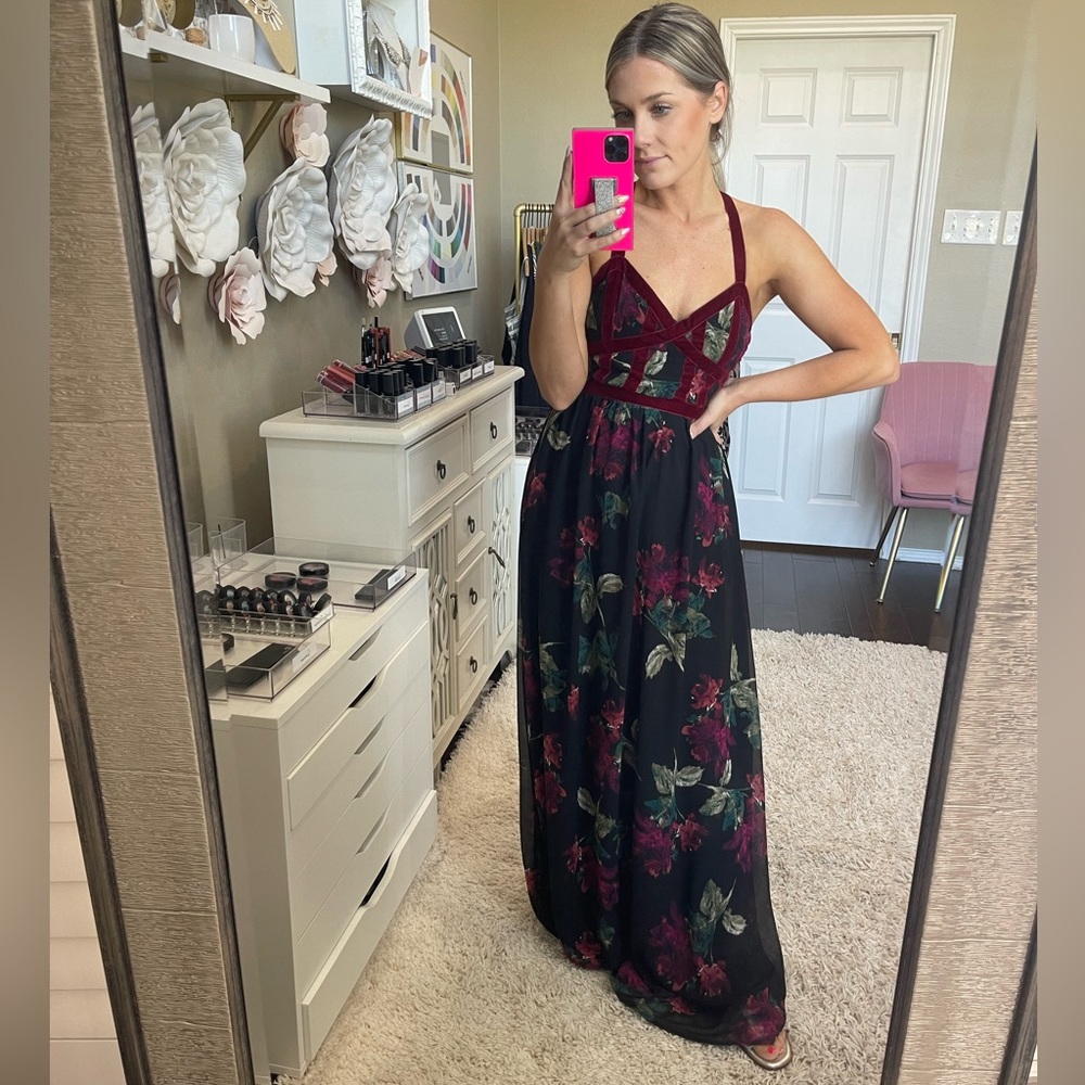 Gianni Bini Floral Gown